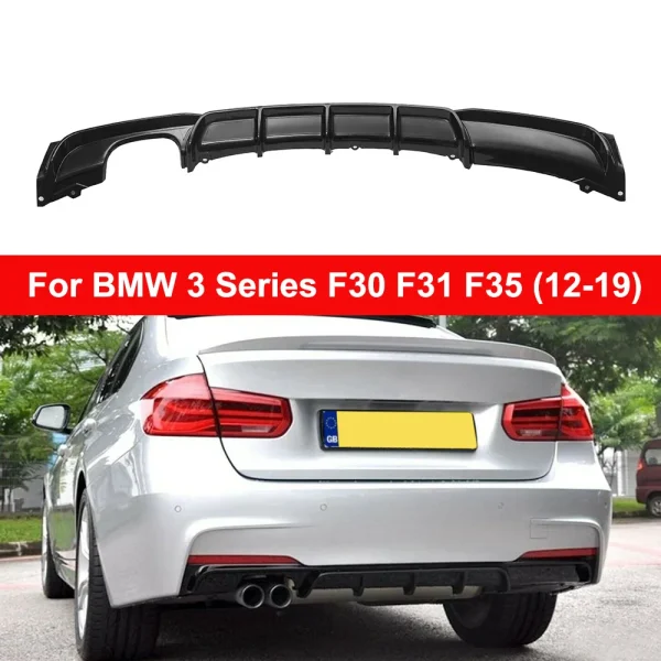 Car Rear Roof Spoiler Lip Extension Rear Trunk Spoiler Lip Wing For 2012-2019 BMW 3 Series F30 F31 F35 M Sport
