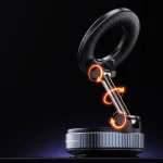Car Mount Vacuum Magnetic Holder Foldable Strong Suction Stand For Cell Phone For iphone 16 15 12 13 14 Live Streaming - Imagine 6