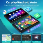 Hikity 2din Android Car Radio for Mercedes-Benz B-Class/A-Class 2008-2011 Audio Player WiFi+4G GPS Carplay Auto Head Unit Screen - Imagine 5