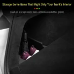 1:1 Official Design Trunk Storage Bins For Tesla Model Y Juniper 2025 Trunk Organizer Trunk Side Storage Box Travel Accessories - Imagine 6