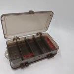 Double sided bait box, fishing hook, fake bait, soft bait, silicone storage box, accessories box, lure box, fishing gear box - Imagine 2