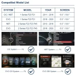 Road Top Wireless CarPlay for BMW 1 2 Series F20 F21 F22 F23 F45 2011-2020 NBT EVO with Mirror Link AirPlay Car Play Functions - Imagine 2