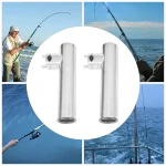 2PCS Fishing Rod Holders Stainless Boats Fishing Rod Rack for 19-25MM Fishing Rod,360° Adjustable, Hexagonal Locking Design - Imagine 4