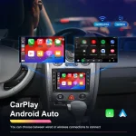Podofo 7'' 2+64G Car Radio For Renault Megane2 2002-2009 Multimedia Player Bluetooth GPS Carplay Android Auto RDS USB Car Stereo - Imagine 4