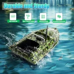 Fishing Bait Boat 3-4 Level Wind Resistance 5200mA 220V with Remote Control and 2 Batteries Fishing Bait Boat