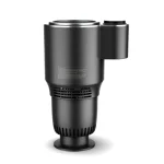 2 In 1 Car Cup Mug Holder DC 12V Warmer Smart Car Cup Car Heating Cooling Cup Touch Screen Office Cup Mug Holder for Home Travel - Imagine 5