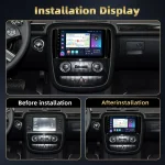Podofo 9 ''8 + 128G Car Radio For Mercedes-Benz R-class R300/R350 2006-2014 Multimedia Player Android Auto Carplay WIFI Car Audio - Imagine 2