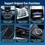 12.3" 2K Wireless CarPlay Andorid Auto For Benz A CLA GLA Class W176 C117 X117 X156 W463 2013-2018 Car Radio Multimedia Stereo - Imagine 3