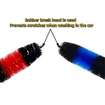 Auto Wheel Long Soft Cleaning Brush Car Wheel Brush Rim Tire Detailing Brush Car cleaning for Wheels Rims Exhaust Vehicle Engine - Imagine 5