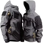 New Autumn WinterTactical Jackets Men Military Soft Shell Waterproof Windproof Hooded Jacket Outdoor Functional Multi-pockets - Imagine 2