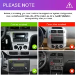 Hikity 2Din 9'' Car Stereo for VW Passat Golf MK5 MK6 Jetta Multimedia Player GPS Navigation Carplay Android Auto BT Autoradio - Imagine 2
