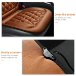 Car Seat Heating 12v Vehicle Headed Seat Cover Universal Driver Seat Cover Car Heater Cushion Pad - Imagine 6