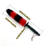 Auto Wheel Long Soft Cleaning Brush Car Wheel Brush Rim Tire Detailing Brush Car cleaning for Wheels Rims Exhaust Vehicle Engine - Imagine 2