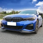 Glossy Black Car Front Bumper Splitter Lip For BMW 3 Series G20 2019 2020 2021 M Sport Diffuser Guard Body Kit - Imagine 3