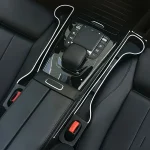 Car Seat Gap Filler Organizer- Upgrade Car Side Seat Gap Filler With Cup Holder And Phone Holder- Car Seat Gap Organizer 2 Pack - Imagine 5