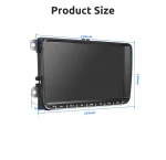 ESSGOO 2 Din Android Car Radio 9 Inch Carplay RDS AM FM Bluetooth WiFi Multimedia Autoradio For VW Volkswagen Passat B6 B7 Skoda - Imagine 6