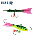 FISH KING Winter Ice Fishing Lure 6.3cm/10g 8.5g/20g Balancer For Fishing Bait Carp Fishing Hooks Hard Lure Pesca Tackle - Imagine 4