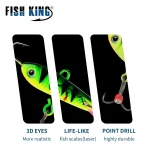 FISH KING Winter Ice Fishing Lure 6.3cm/10g 8.5g/20g Balancer For Fishing Bait Carp Fishing Hooks Hard Lure Pesca Tackle - Imagine 3