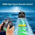 GPS Fishing Bait Boat with 3 Bait Containers Wireless Sonar Sensor Fish Finder Remote Control Lure Boat Carp Fishing Speedboat - Imagine 3