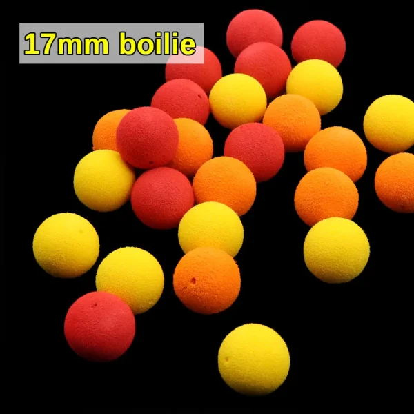 10pcs Carp Fishing Bait Boilie For Pop Up Hair Rig Floating Accessories Carp Method Feeder Fishing Tackle 17mm Buoyancy Lures
