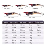 Kingdom 6pcs EGI Squid Bait Set 2.2# 2.5# 3.0# Artificial Jigging Lures Sea Fishing Octopus Cuttlefish Luminous Sinking Lure - Imagine 2