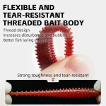 MEREDITH-Fishing Swing Impact FAT, Soft Lures, Tackle Wobblers, Bream Baits, 75mm, 85mm, 180mm - Imagine 3