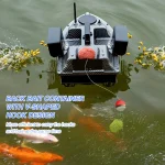 Wireless Remote Control Bait Boat GPS Fishing Bait Boat with 3 Bait Containers Wireless Bait Boat with Automatic Return Function