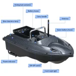 Wireless Remote Control Fishing Feeder Smart Fishing Bait Boat Fishing Boat for Adults Beginners 540 Yards Remote Range - Imagine 2