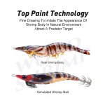 Kingdom 6pcs EGI Squid Bait Set 2.2# 2.5# 3.0# Artificial Jigging Lures Sea Fishing Octopus Cuttlefish Luminous Sinking Lure - Imagine 3