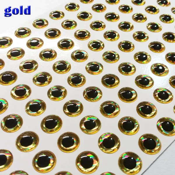 NEW many colors fishing 3d lure eyes fish eyes 3d fish eyes 3mm-10mm 500pcs/lot