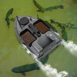 Fishing Bait Boat Dual 390 Motors AC100-240V with Remote Control for Hook Delivery, Nesting, and Net Pulling 52W 10000rpm