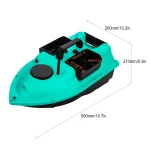 EU Wireless GPS Fishing Bait Boat with 3 Bait Containers Remo Control Bait Boat 16-points GPS Positioning Function Automatic R - Imagine 6