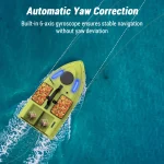 2KG Loading 500M 4 Bait Tanks GPS Fish Bait Boat Remote Control Fishing Bait Boat 99 GPS Pilot Points 4 Bait Tanks - Imagine 4