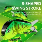 9KM Swimbait Fishing Lure VIB Slow Sinking Wide S Motion Lure with 3D Eyes Mini Glide Bait ABS Material for Bass Trout Fishing - Imagine 5
