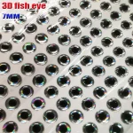 2024NEW 3D fishing lure eyes fly eyes choose size:3MM--16MM quantity:500pcs/lot realistic artificial fishing eyes color:sliver - Imagine 4