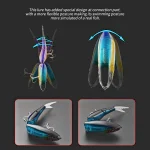 Johncoo Fishing Lures Hardbait 185mm 50.5g Swimbaits Flash Blade Body Floating Jointed Bass Pike Long Casting Lure for Seabass - Imagine 3