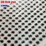 2024NEW 3D fishing lure eyes fly eyes choose size:3MM--16MM quantity:500pcs/lot realistic artificial fishing eyes color:sliver - Imagine 3