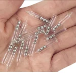 MrLurion 200pieces 3mm 4mm 5mm Glass rattle tube ball for soft worm lure baits ,fishing tackle accessory glass ball - Imagine 4