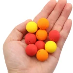 10pcs Carp Fishing Bait Boilie For Pop Up Hair Rig Floating Accessories Carp Method Feeder Fishing Tackle 17mm Buoyancy Lures - Imagine 5